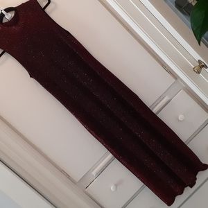 Timing Collection‎ Dark Burgandy red w/ silver & rainbow sparkles - #742